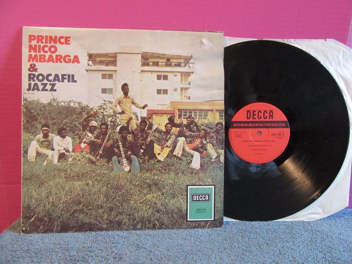 Prince Nico Mbarga & Rocafil Jazz lp vinyl record import france