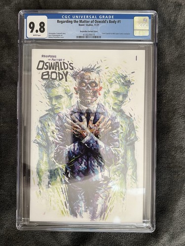 Regarding the Matter of Oswald's Body #1 CGC 9.8 (2021) ComicTom 101 -Desjardins