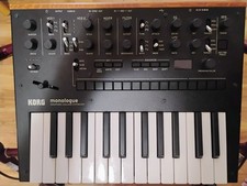 Korg Monologue Monophonic 25 Key 16 Step Sequencer Midi Analog Synthesizer Black