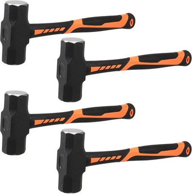 4PCS 4LB Sledge Hammer, 14.5 Inch Club Hammer with Forged Steel Head
