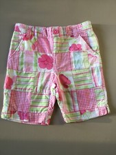 Gymboree Girls Pink Floral Adjustable Waist Shorts Size 5