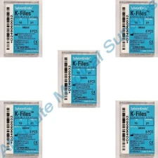 *30-Pieces* Kerr Endodontics SybronEndo K-Files Size-10 Length-21mm 06003