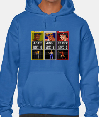 Adam Axle Blaze Kapuzenpullover klassisch Gaming Streets of Rage Retro Gamer Geschenk