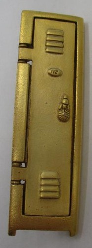 Vtg Signed AJC High School Locker Room Sports Door Opens Teacher Principal Coach