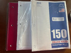 Norcom 150 Sheets College ruled notebook paper 10.5x8,spiral notebook, bookcover — photo 6