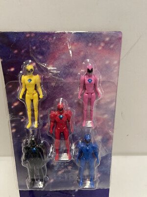 Power Rangers 2017 Movie Interactive Megazord 5 Mini Figures Brand New