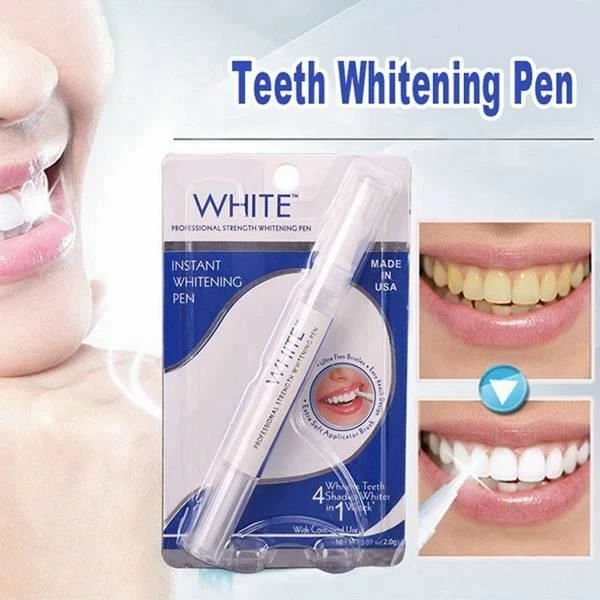 Stylo De Blanchiment Dentaire Absolute White - Gel Blancheur à Poils Ultra Fins - Pour Adultes