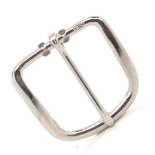 Heel Bar Buckle Nickel Fits 1-1/4" Belt 1575-22