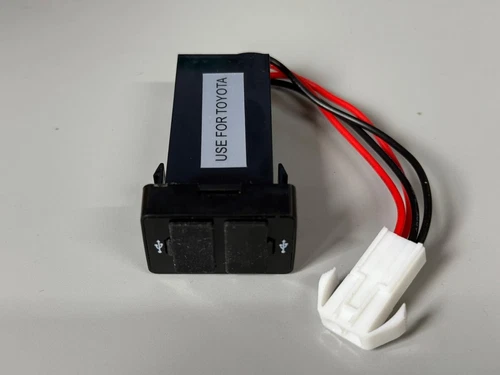 Twin Dual Port 2 USB 12V Car Auto Lighter Socket Charger Adaptor TOYOTA Uk Sell