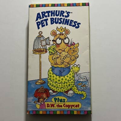 Arthur s Pet Business Plus D.W the Copycat VHS 1997 Random House Home Video 
