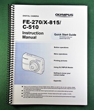 Olympus FE-270 / X-815 / C-510 Instruction Manual: 60 Pages  Protective Covers 