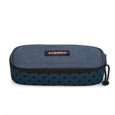 EASTPAK Oval Mix Dot EK717_34M jeansblau pink Mäppchen Pen Case
