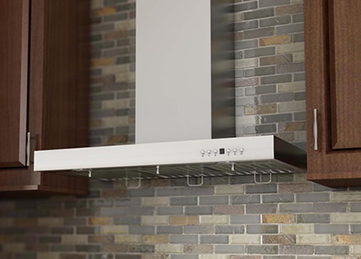 ZLINE 42" Professional KITCHEN WALL RANGE HOOD w/BAFFLES LED KE42