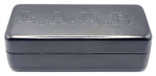 LARGE AUTHENTIC NEW - L.A.M.B. - GLOSS BLACK - HARD SUNGLASSES CASE