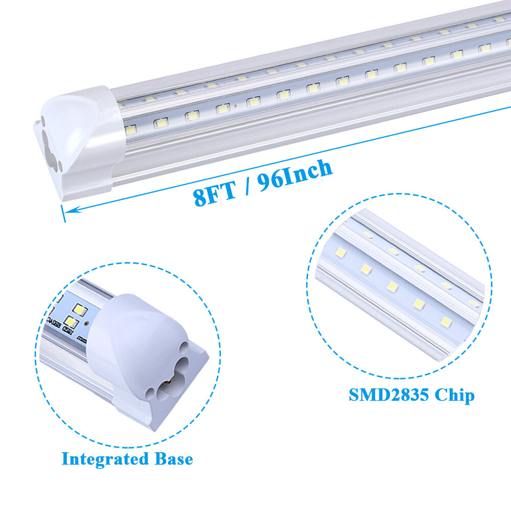 【美品】Led Light VT-7200CX/SET2 ② TRLIFE 8FT LED Light Fixtures 72W, 8FT LED Shop Light 5000K