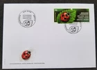 *FREE SHIP Switzerland Ladybug 2002 Insect Ladybird (FDC)
