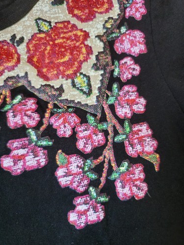 Trikot COMME des GARCONS T-Shirt Blumenmuster Print Größe S Made In Japan - Bild 6 von 24