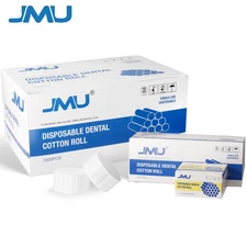 Disposable Cotton Rolls, Nosebleed Plugs 1.5" x 3/8" High Absorbent Non-Sterile