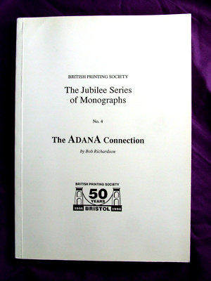 Buchdruck Druck Buch THE ADANA CONNECTION von Bob Richardson 1997 Top!