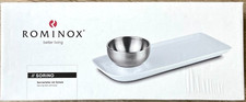 Rominox Servierteller mit Schale Sorino Schale Edelstahl NEU OVP
