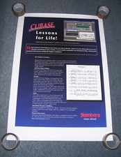 Listing image for Music Production Steinberg Cubase Lessons For Life Poster 84cm Long x 60cm Wide