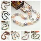 AU STOCK CHIC 12MM LARGE MULTI-COLOUR SEA SHELL PEARLS NECKLACE N001