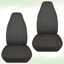 Truck Bucket Seat Covers Fits 1993-2004 Dodge Dakota Dark Grey Seat Covers