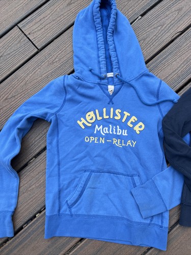 Abercrombie & Fitch Kids zip up navy hoodie sweatshirt. Size L. Hollister Size M - Bild 2 von 10
