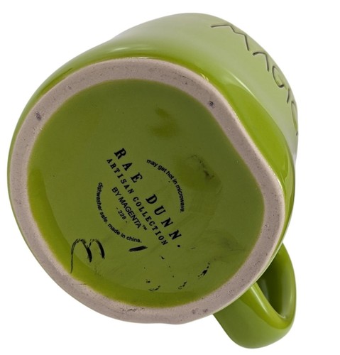 Rae Dunn MAGICAL Green Mug LL Magenta Coffee Tea Halloween Brand 4.5" Artisin - 第 5/7 張圖片