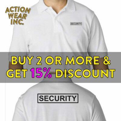 MENS PLAIN SECURITY PRINTED POLO T 