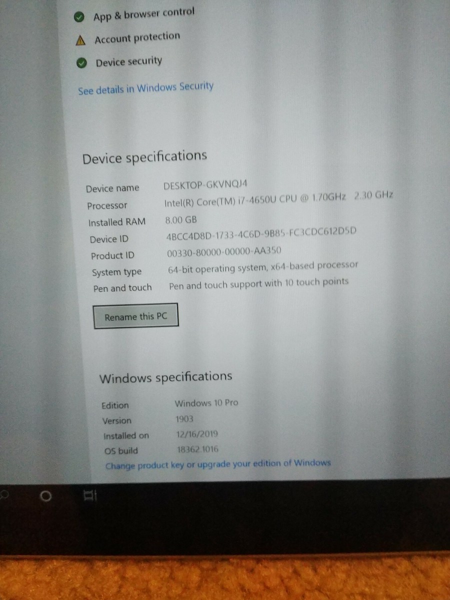 Microsoft Surface Pro 3 256GB i7 4650U 8GB RAM, Wi-Fi, 12 inch