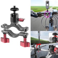 Metal Motorcycle Bike Bicycle Camera Cell Phone Holder Handlebar Extender Mount