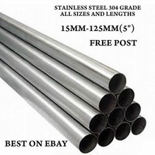 1.5MM WALL VARIOUS LENGTHS AND SIZES STAINLESS STEEL TUBES PIPES SECTION EXHAUST