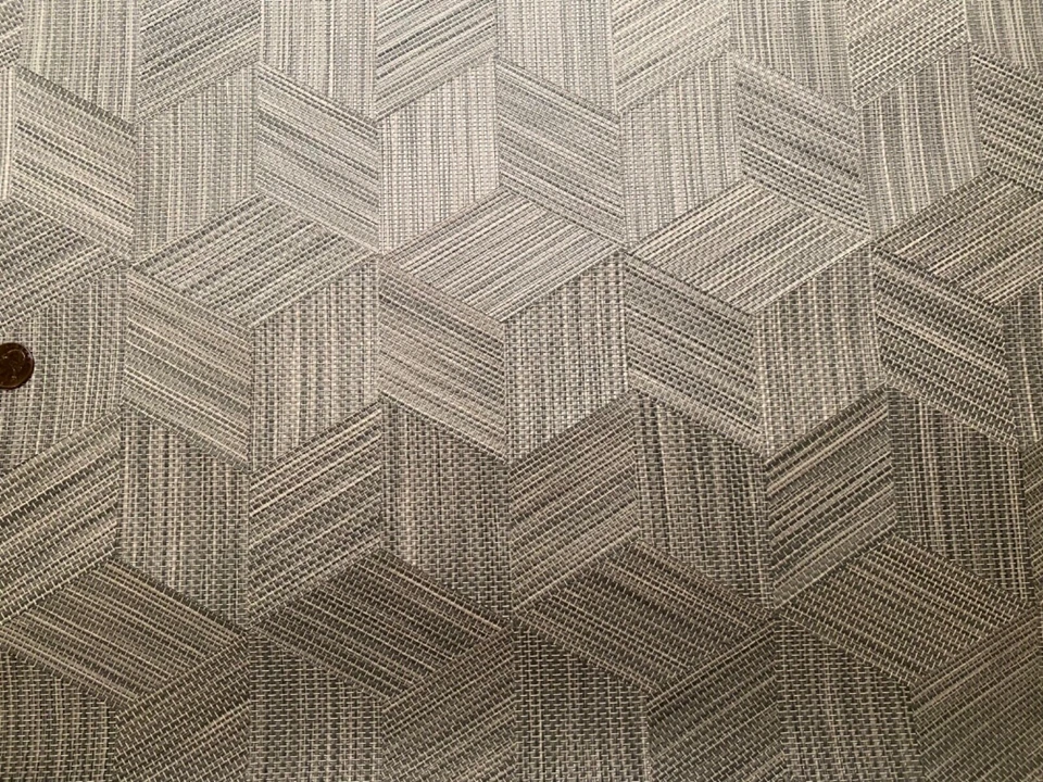 Papel pintado 8YD HOLLY HUNT W5024/056 PIEDRA ANGULAR nube tejido de papel tapiz $1600 ¡Al por menor! Foto 4 de 4