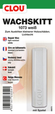 Clou Wachskitt mit Spatel versch. Farben Holzkitt / Reparaturkitt Kitt Spachtel
