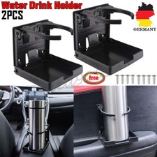 2x Getränkehalter Universal Einstellbar Flaschenhalter Faltbare Becherhalter KFZ