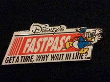 2001 WDW Cast Member Award Donald Fastpass Training Disney Pin, Pinpics 4099