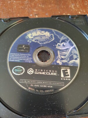NINTENDO GAMECUBE CRASH BANDICOOT WRATH OF CORTEX DISC ONLY READ DESCRIPTION 