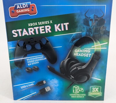 XBOX Series X Gaming Starter KIT Schwaiger Controller Hülle Headset  2006611