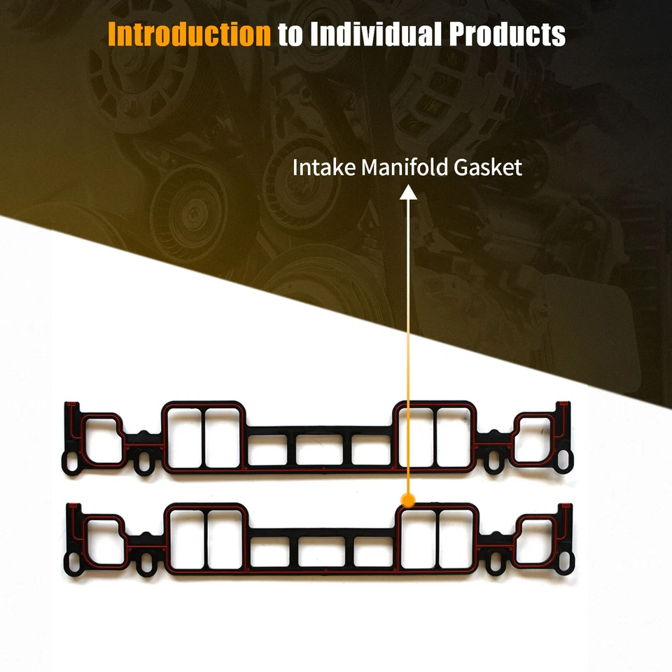 Juego de juntas de colector de admisión 5,7 L para Chevrolet Tahoe GMC Yukon C1500 1996-1999 Foto 4 de 4