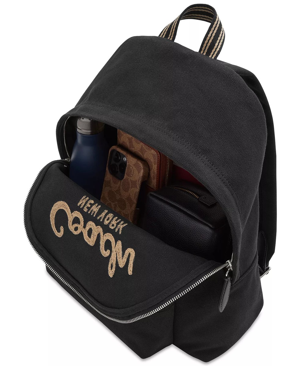 COACH Cargo Medium Canvas Backpack ~NWT~ CAM76 Black | eBay display picture 1
