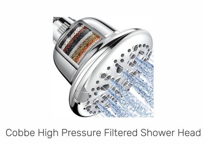 Cobbe Filtered Shower Head, 7 Modes High Pressure - 16 Stage Shower New Open Box