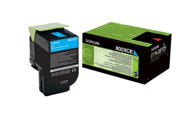 Lexmark 80C2XCE Toner Cyan-image