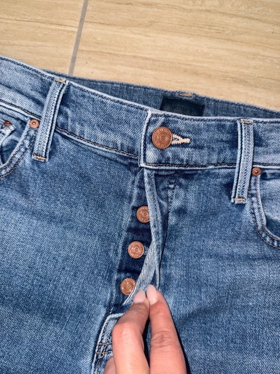 Mother jeans penny for your thoughts mid rise hiker hover 29 View 3