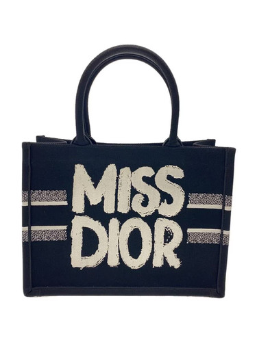 Christian Dior 1286ZEZD Tote Canvas Black Unisex Bag #SSB492