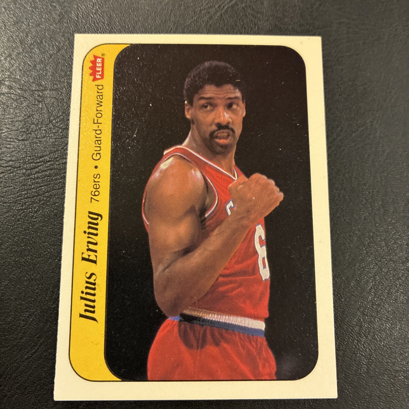 1986-87 Fleer Stickers Julius Erving #5 Philadelphia 76ers HOF NM!!!!!!!