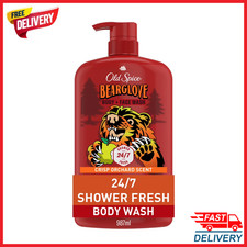 Old Spice Body Wash Bearglove 33.4 fl oz Men Fresh Clean Long Lasting 0.39 per gallon