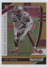 2020 Panini Prizm Draft Picks Rookies Neon Orange 10/149 Jeff Okudah #152 05gv