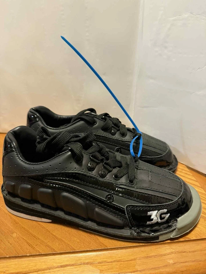 3G Men's Bowling Shoes Men’s 4 Black - Image 4 of 4