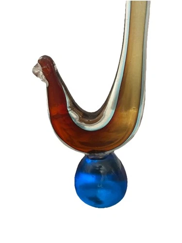 murano glass bird figurines vintage